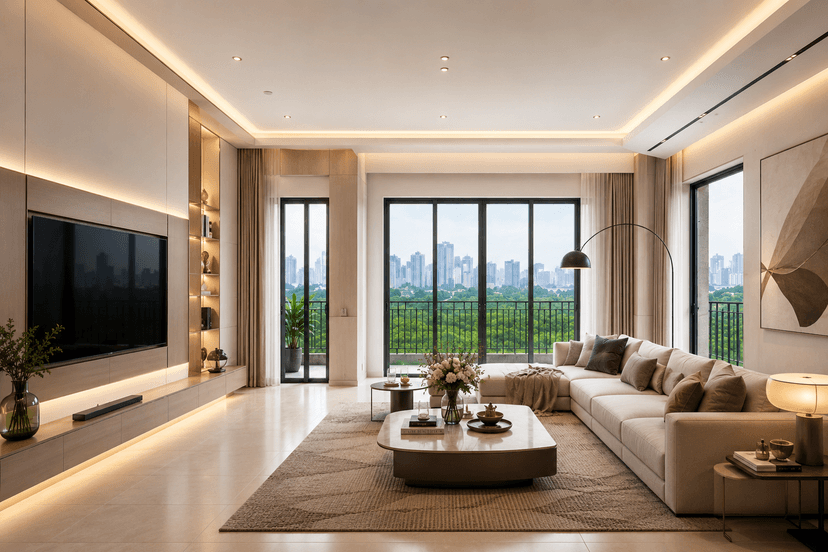 Homeowner comparing renovation possibilities using AI insights
